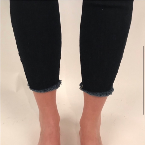 DL1961 dark wash Chrissy Trim tone skinny jean - Picture 3 of 5